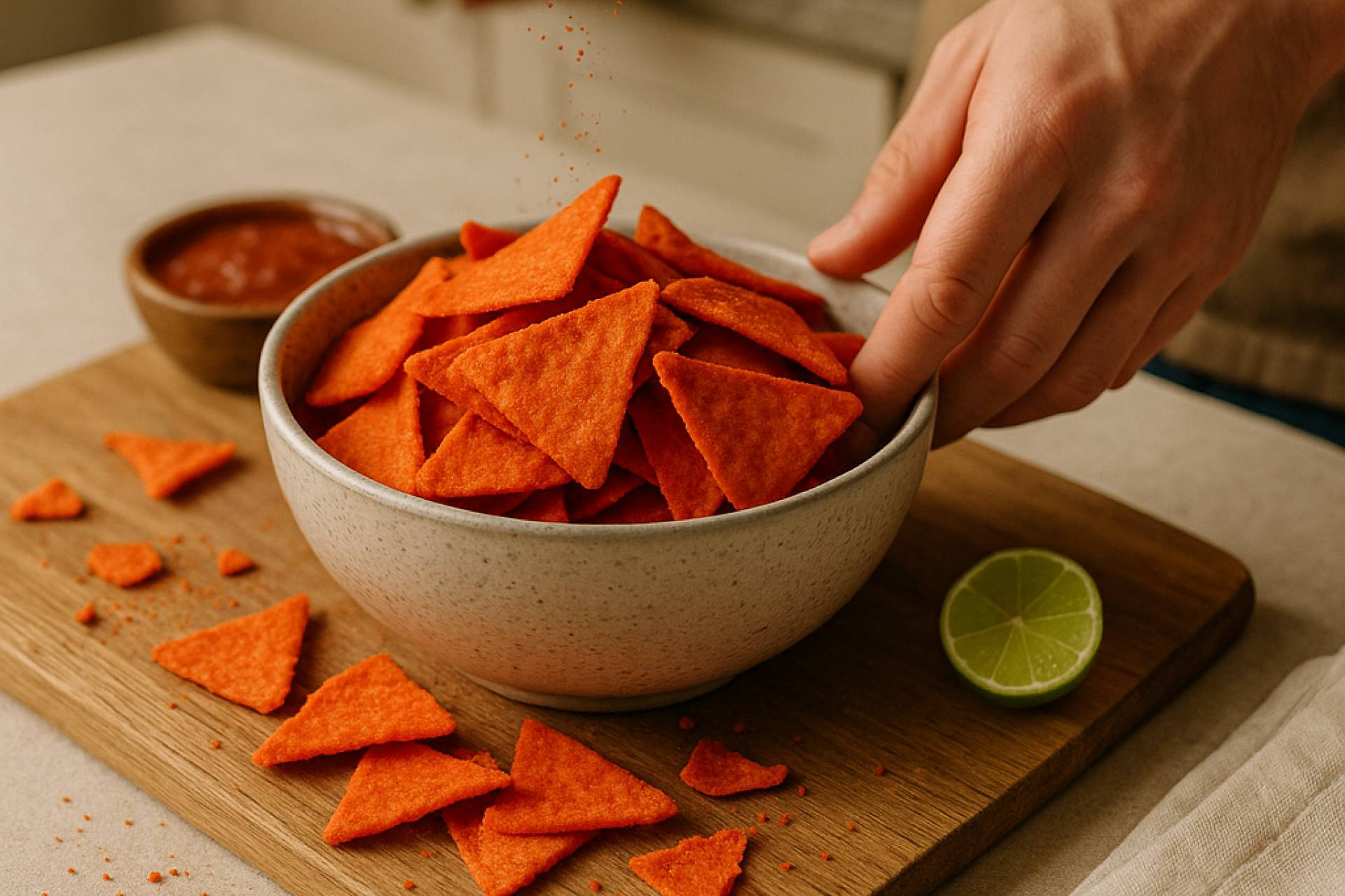 Maíz Maya introduce los totopitos enchilados como snack inspirado en la tradición mexicana
