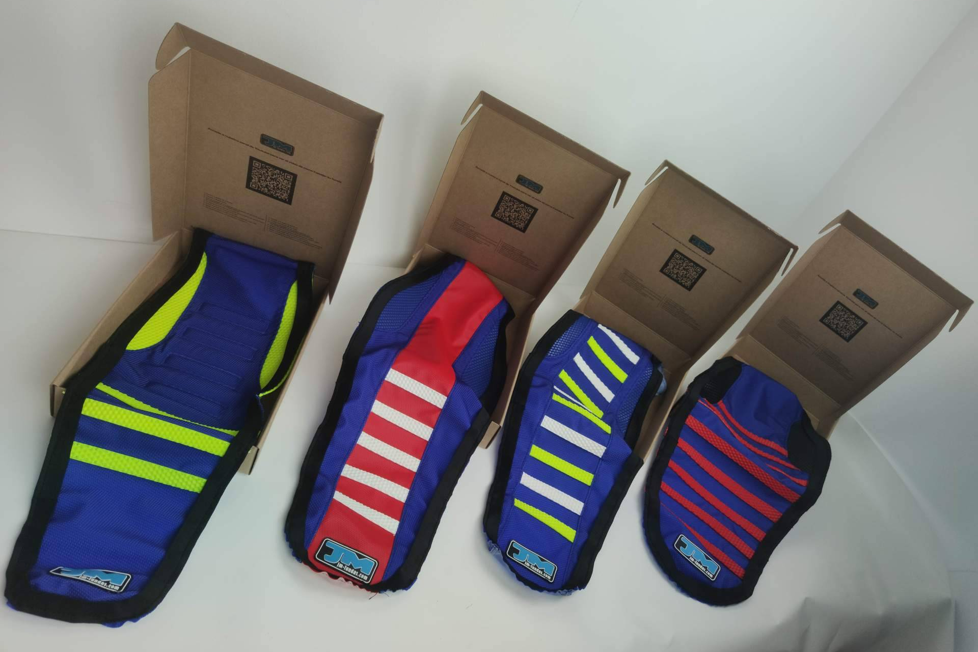 Fundas de asiento a medida para moto y quad, JM-FUNDAS combina diseño, agarre y personalización total