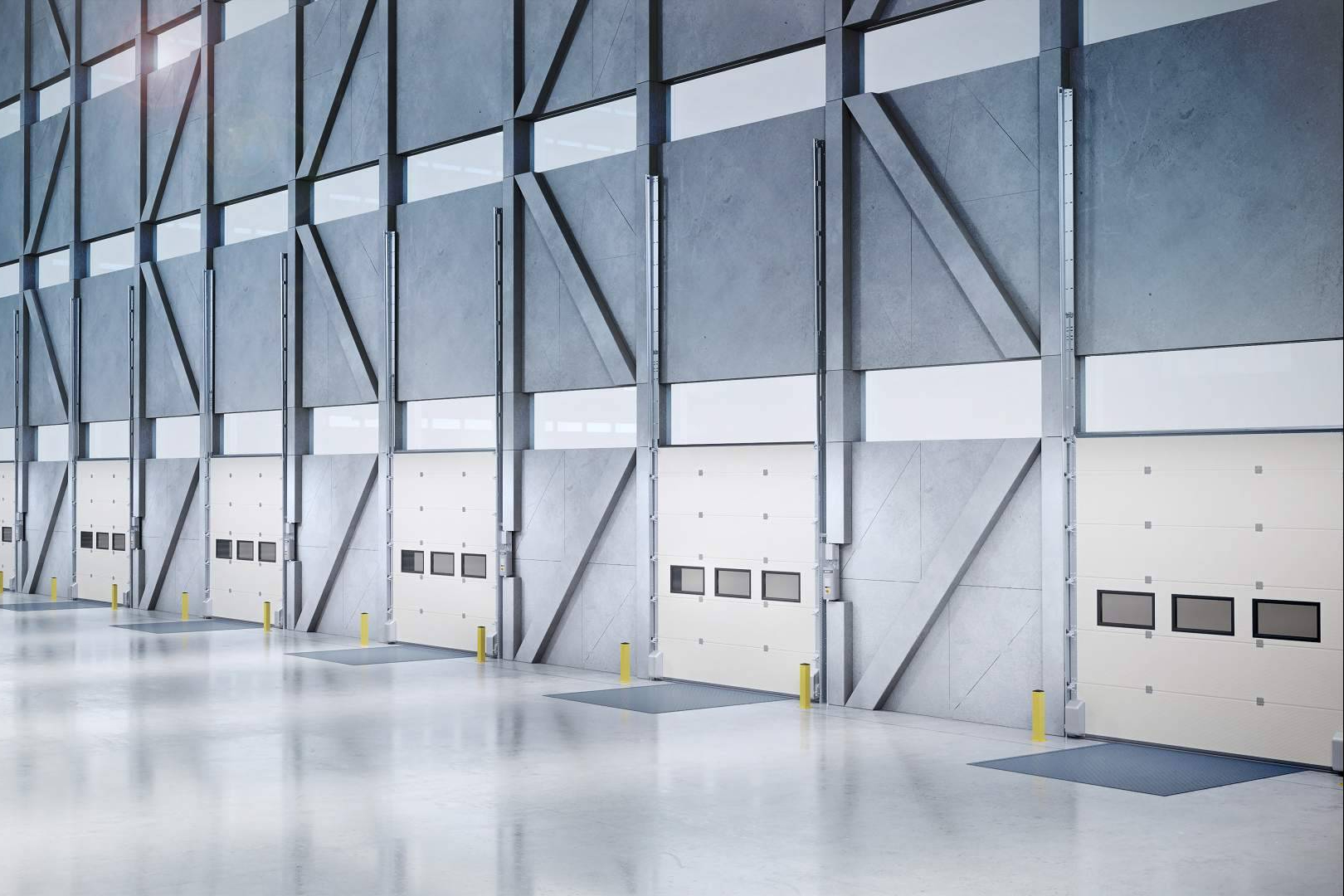 Crawford OH1142P Dual Drive, la nueva puerta seccional inteligente con conectividad IoT de ASSA ABLOY
