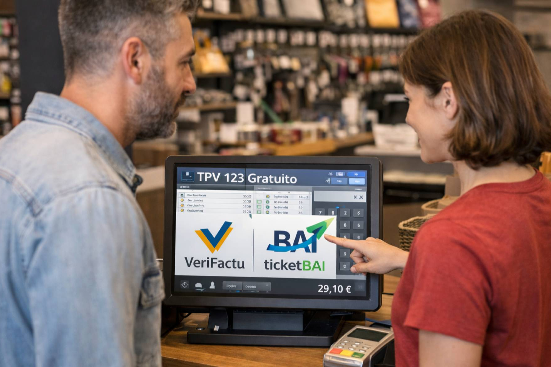 TPV 123 Gratuito refuerza sus funcionalidades con control horario y cumplimiento integral de VeriFactu y TicketBAI