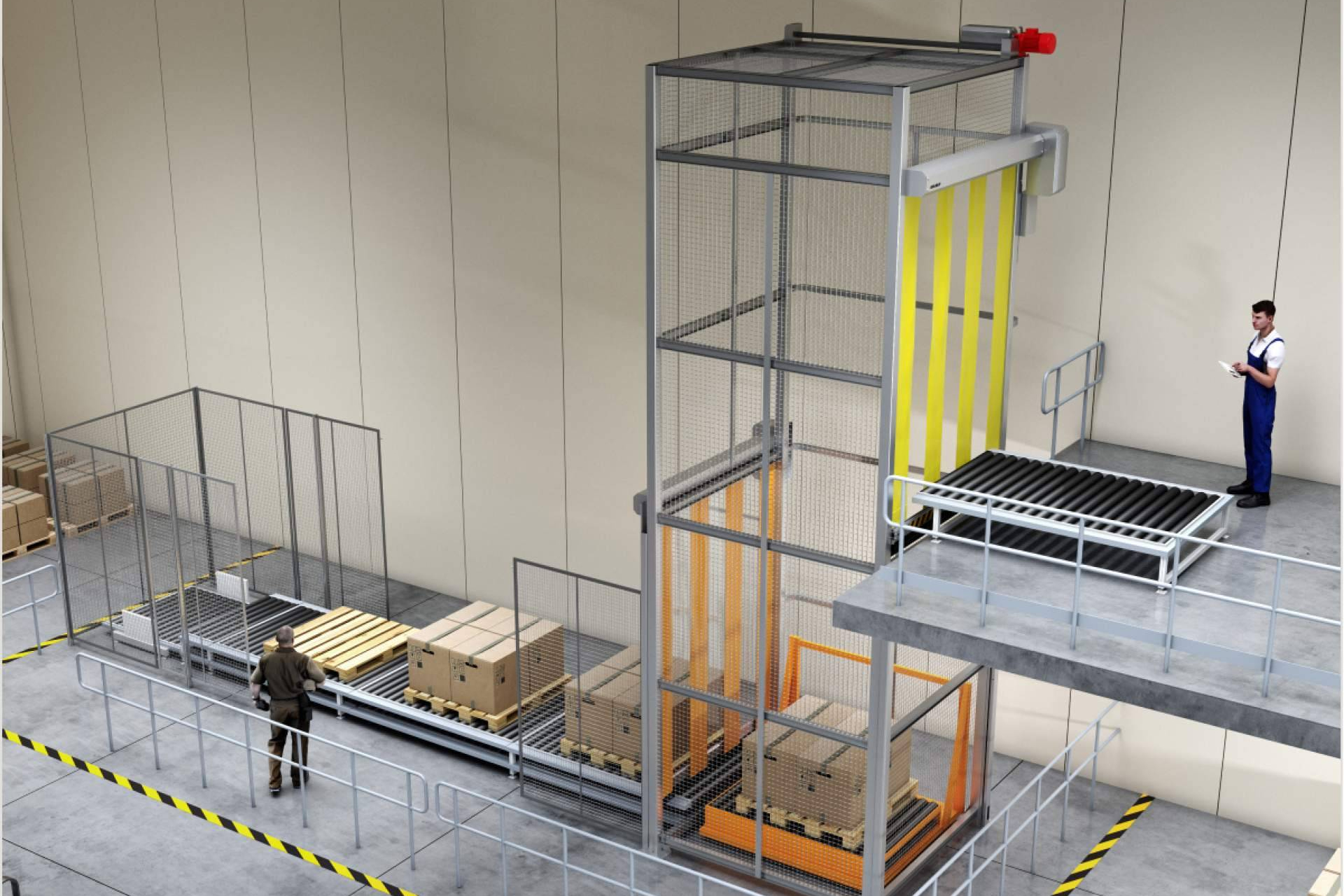 ASSA ABLOY refuerza la intralogística con puertas de protección de máquinas para entornos automatizados