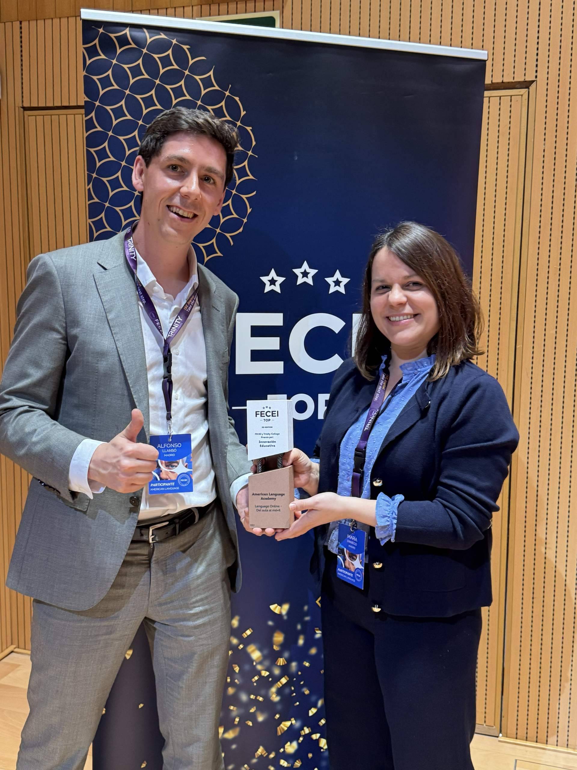 American Language Academy gana el Premio a la Innovación Educativa de Trinity College London y FECEI