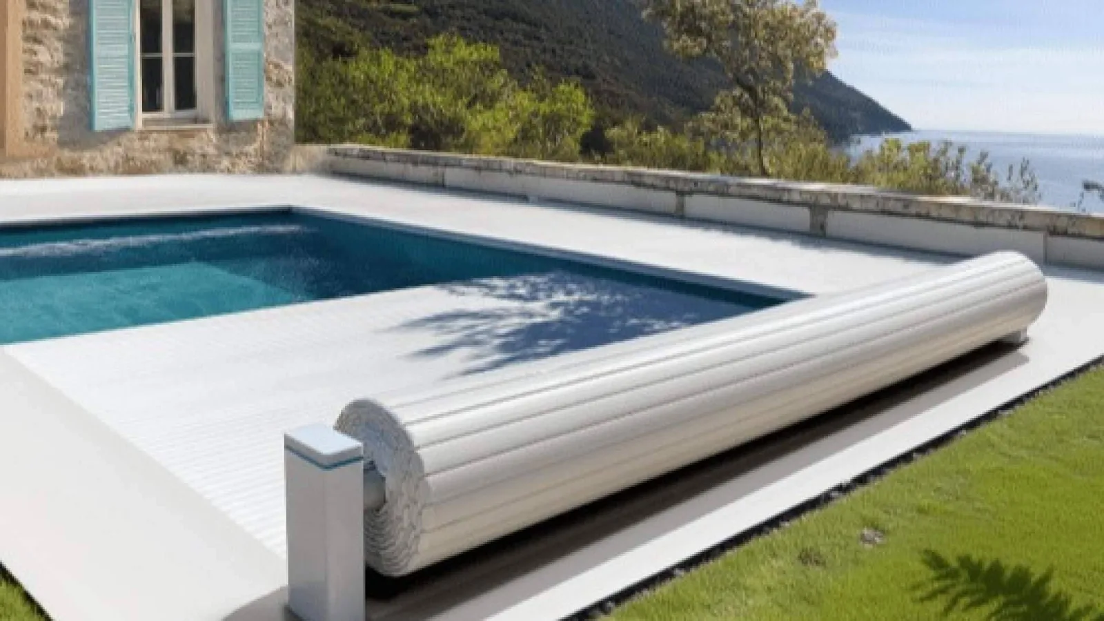 Las cubiertas automáticas ayudan a mantener la piscina limpia y a reducir los costes de mantenimiento